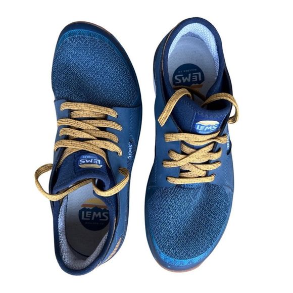 Lems Men’s MESA “Mountain to Town” Sneakers. Blue, Gold. 9.5. NEW - Picture 4 of 15